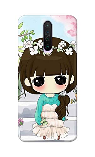 Image of PRINTFIDAA Cartoon Girl Printed Designer Hard Back Case Cover for Xiaomi Poco X2 / Redmi K30 -(TI) MVN1009