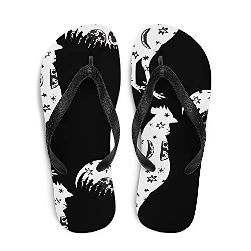 Rooster Bird Farm Animal (114) Flip-Flops