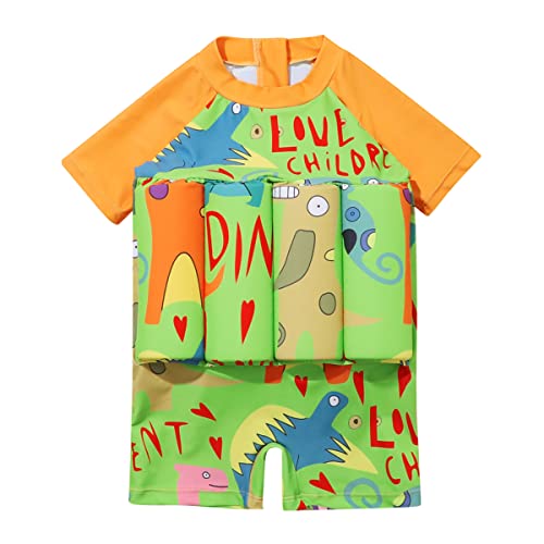 Image of Kids Boys Girls Floatation Swimsuit with Adjustable Buoyancy Baby Float Suit Swim Vest One Piece Swimwear Bathing Suit