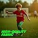 Levelty Youth Soccer Jersey Kids, Boys & Girls Football Fan Jersey 2-Pack Uniform T-shirt & Shorts Kit Set (Portugal 5-6)