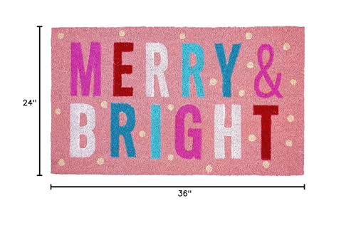 Calloway Mills Pink Merry Bright Doormat