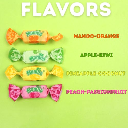 Mamba Tropics Fruit Chews, sabores frutales,3 pzas miniatura 3