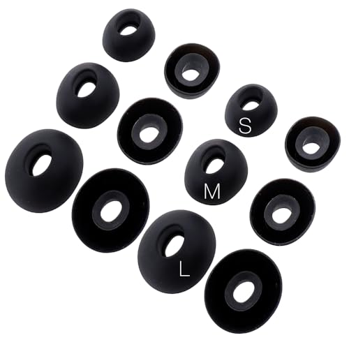 TENNMAK Lot de 12 embouts de rechange pour écouteurs Bose QuietComfort - 6 paires