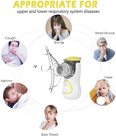 FEELLIFE Portable Inhaler, Handheld Steam Atomiser, for Kids Travel and Household use