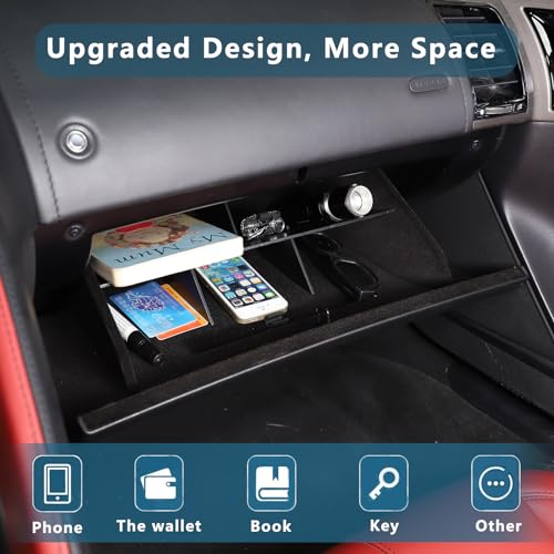 Organizador para guantera ABS negro miniatura 3