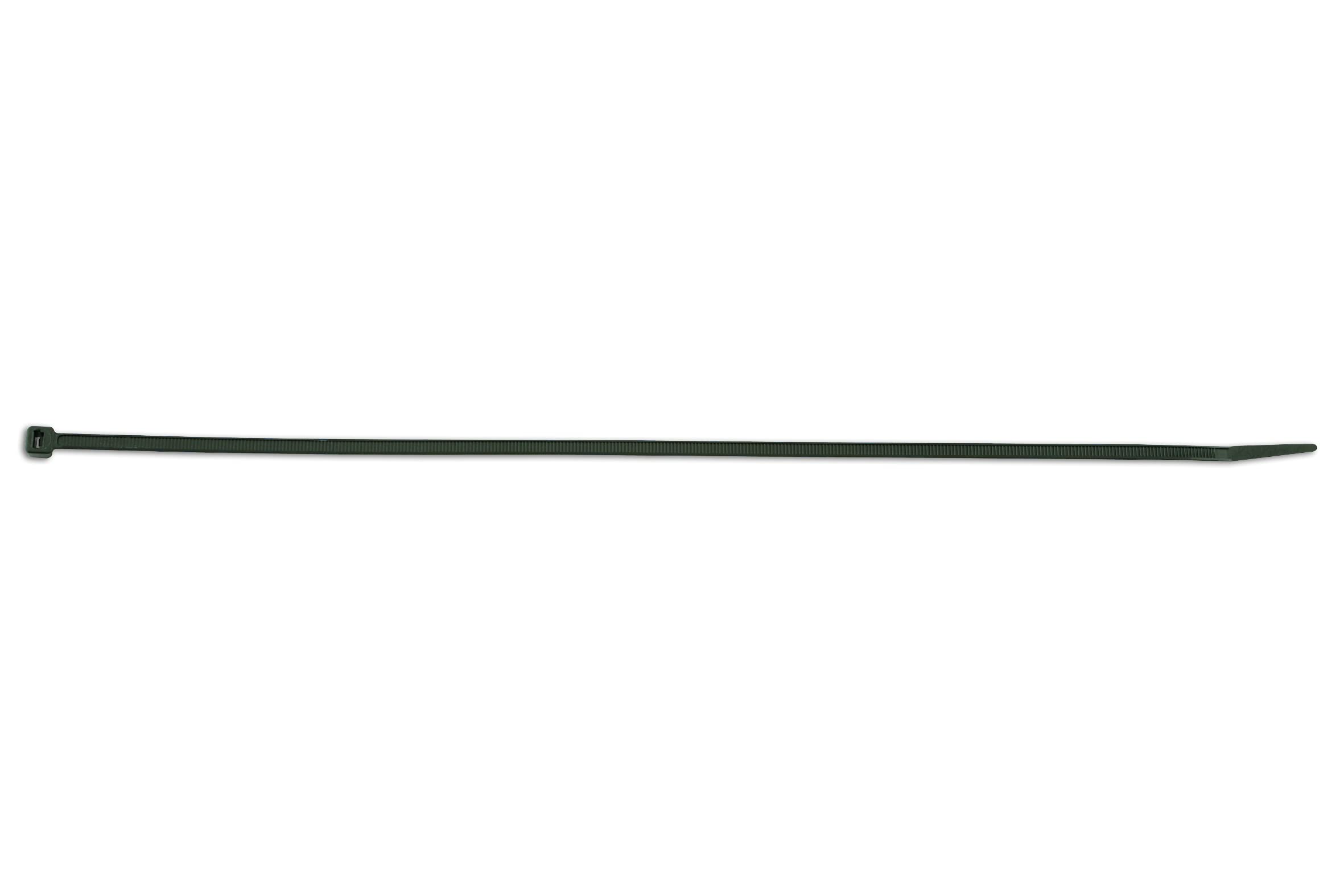 CONNECT 30317 Black Cable Tie 370mm x 4.8mm 100 Pcs UV Resistant Nylon 66 UL