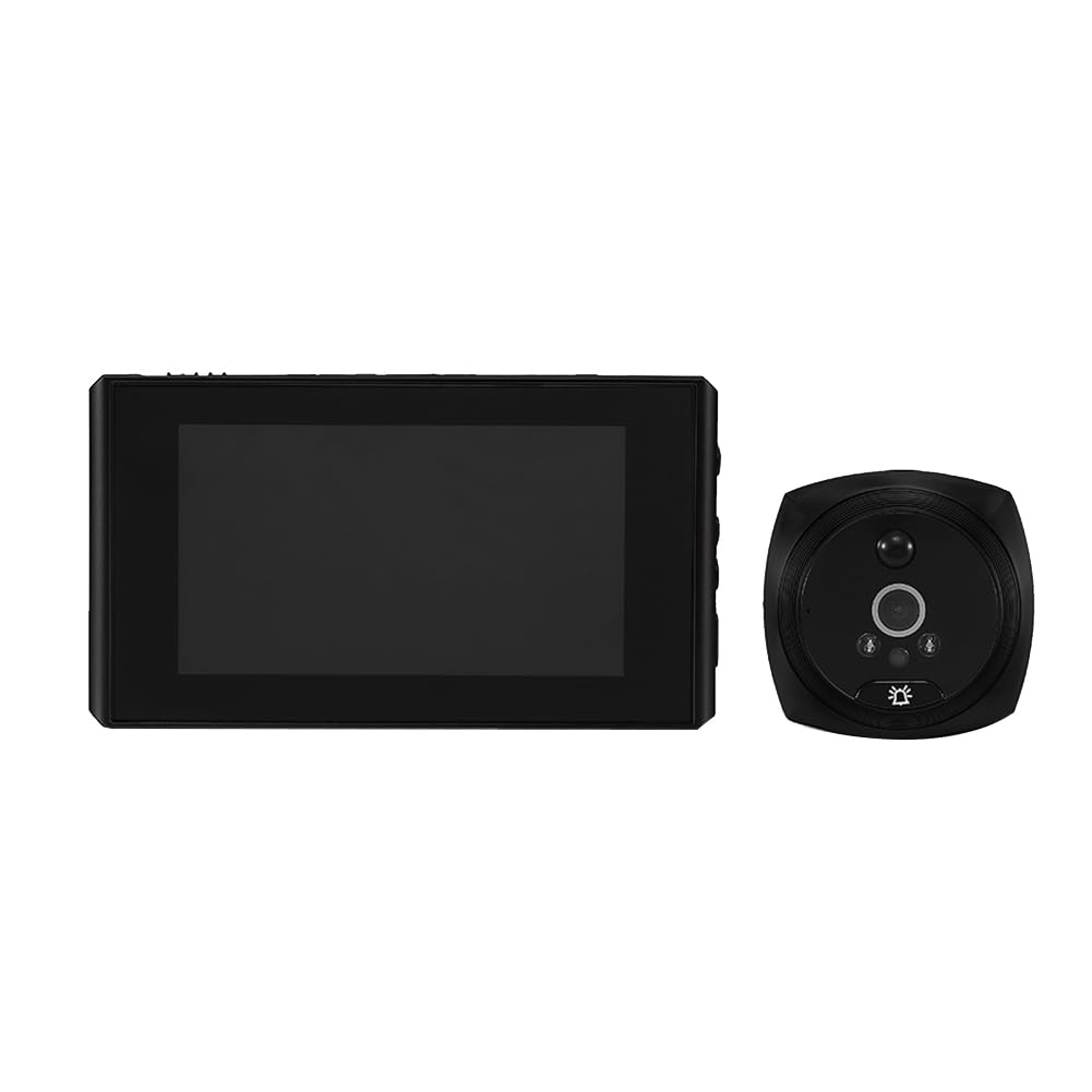 ¿Inseguridad? Esta mirilla digital con sensor PIR de 2MP y 145° de visión protege su hogar