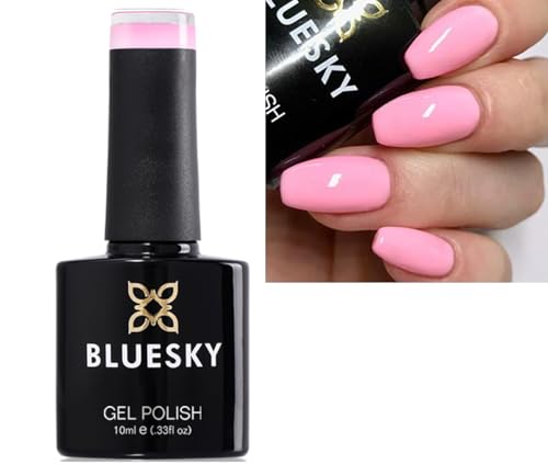 Bluesky Gel Nail Polish BABY PINK COTTON CANDY, BP21 UV LED Soak Off 10ml SPRING SUMMER COLOR (Requires Drying under UV/LED Lamp)