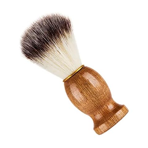 Brocha de Afeitar de Pelo de Tejón con Mango de Madera Cover