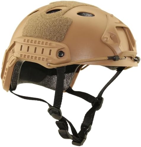 Casco Tattico Wosport Da Paintball E Softair – Con Occhiali Protettivi, Veloce E Leggero
