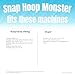 Snap Hoop Monster for Husqvarna Viking/Pfaff (200 x 260mm) Magnetic Embroidery Hoop for Machine Embroidery