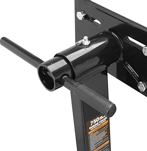 Image of BIG RED AT23401BR Torin Steel Rotating Engine Stand with 360 Degree Rotating Head: 3 /8 Ton (750 LBs) Capacity, Black