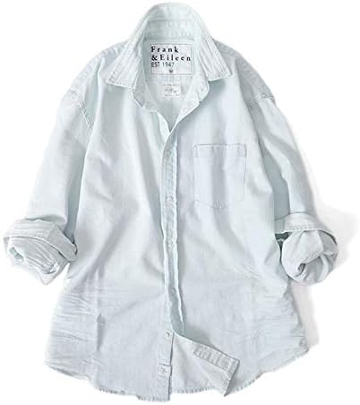 Amazon Co Jp Frank Eileen フランク アイリーン Luke Swtd ルーク ウォッシュド デニムシャツ 長袖シャツ メンズ ファッション