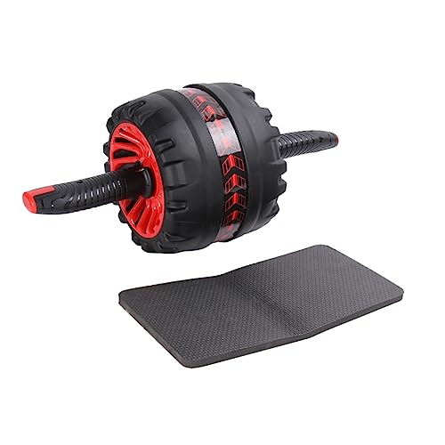 GOOHOCHY Anti-skid Abdominal Training Roller with Black Pad Thicken Wheel for Core Strengthening Silent Motion Ab Wheel for Abdomen Workouts Suitable for All Fitness Levels