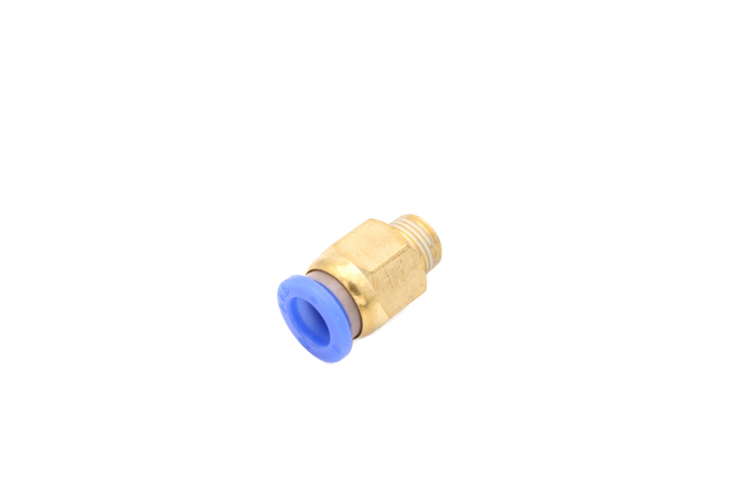 5 Raccordi Rapidi Push In 1/8 A 8 Mm Per Tubo Aria - Ottone Per Pneumatica - Foto 3