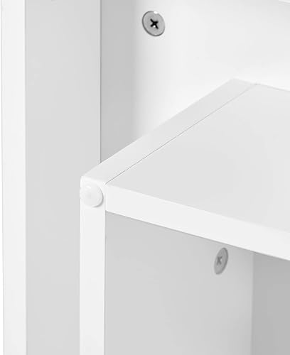 Miniatura 9 de Harper & Bright Designs Mesa de centro de alto brillo con luces LED de 16 colores, mesa de centro cuadrada de 2 niveles, mesa auxiliar de cóctel