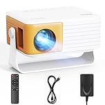YOTON Mini Beamer Klein[180°Drehung & Auto Keystone] New Y3 Mini Projektor 1080P Unterstützt 15000L, 50% Zoom Tragbarer Beamer für Heimkino Schlafzimmer Kompatibel mit HDMI/USB/Phone/PS5/TV Stick