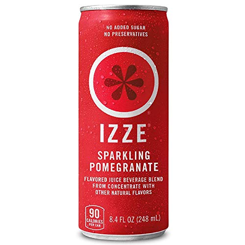 IZZE Sparkling Juice, Pomegranate, 8.4 Fl Oz (12 Count)