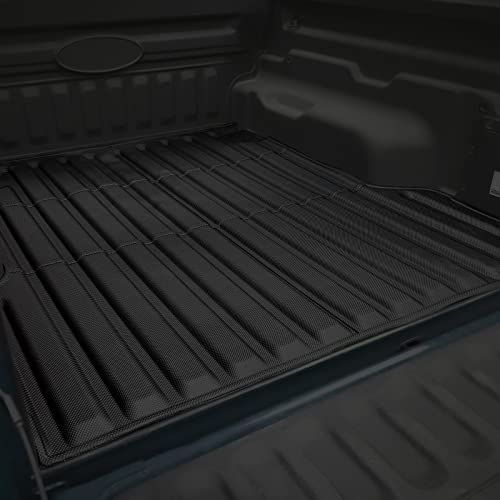 Mabett Truck Bed Mat For Ford Maverick Accessories 2022 2023, All-Weather Tpe Bed Liner Mat Custom Fit Maverick Gasoline/Hybrid #TOP1