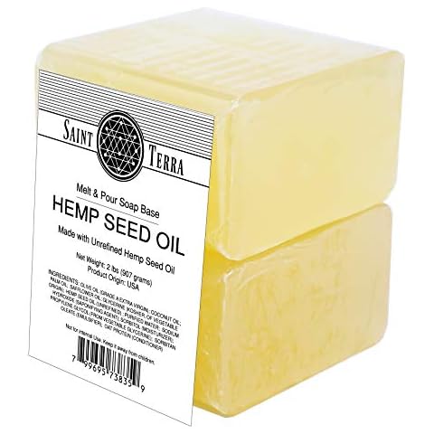 Saint Terra - Hemp Seed Oil Melt and Pour Soap Base, 2 Pounds Cover