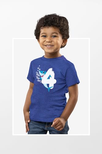 4th Birthday Shirt boy Shark Four Year Old Toddler Tshirt 4 Years t Boys tee Fourth Bday Outfit3
