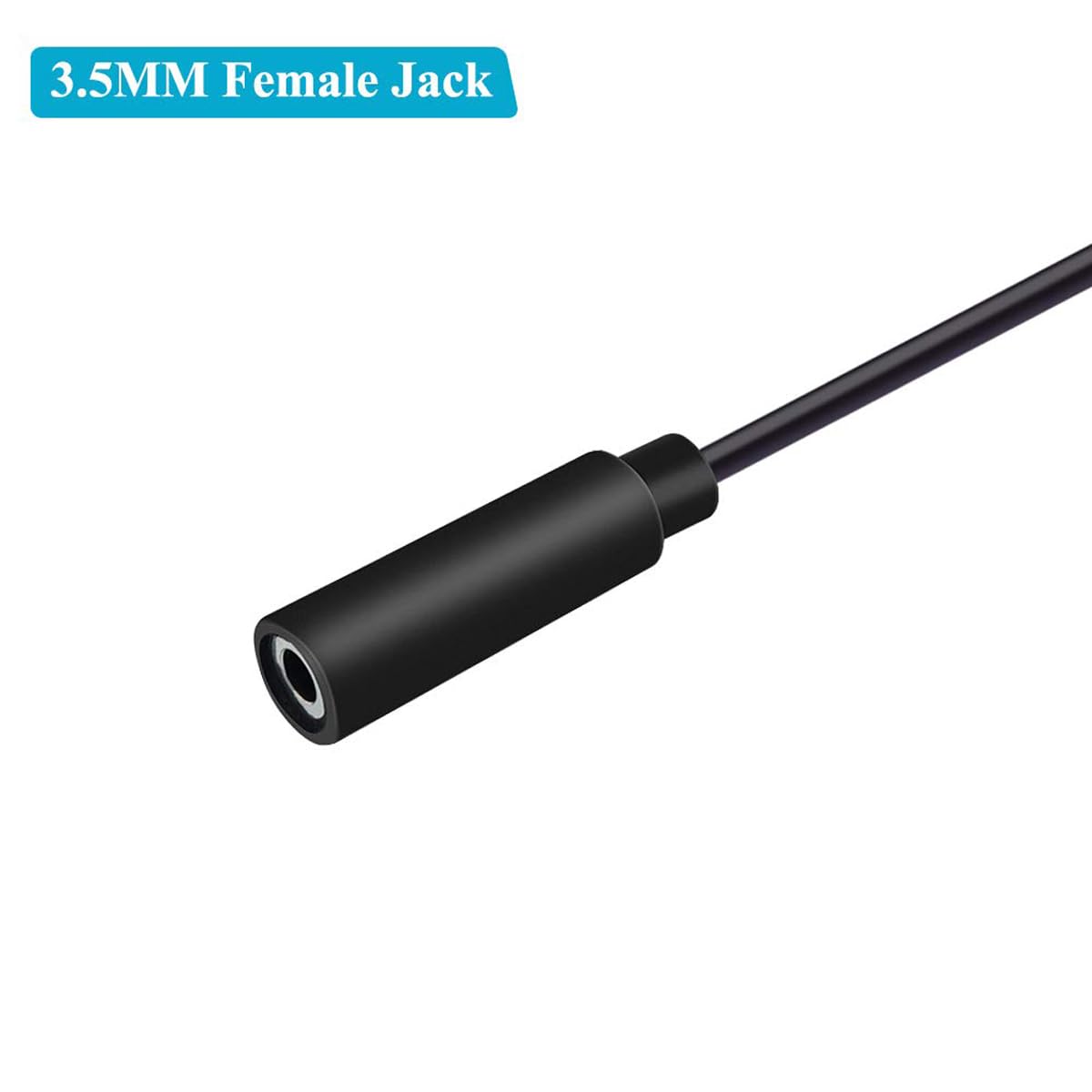 Greluma 2 Cavi Connettore Femmina Jack 3,5 Mm A 3 Poli Con Fili Nudi - 0,3 M Per Riparazione Cuffie E Auricolari