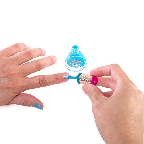 Hot Focus Unicorn Nail Art Gift Set – 112 Piece Scented Girls Nail Kit Includes Press On Nails, Nail Polishes, Toe Separators And More – Non-Toxic Water Based Peel Off Nail Polish #TOP3