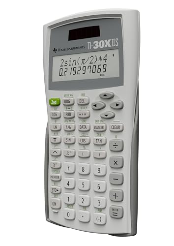 Image of Texas Instruments TI30XIISWHITE 2-Line Scientific Calculator