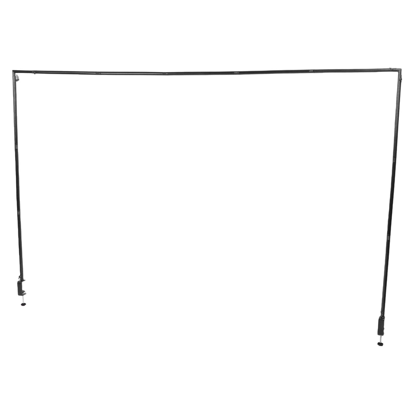 Soporte para de Globos sobre Mesa con Abrazaderas Ajustables 46-100 Pulgadas Altura 29-55 Pulgadas Hierro Soporte para Decoración de de Mesa para Fiestas Bodas Cumpleaños (Negra)