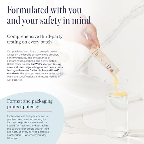 Image of FullWell Alpha Inositol+ Stick Packs - Hormonal, Ovarian & Metabolic Aid - 40:1 Myo-inositol to D-Chiro-inositol - Orange Cream - 60 Count (30 Servings)