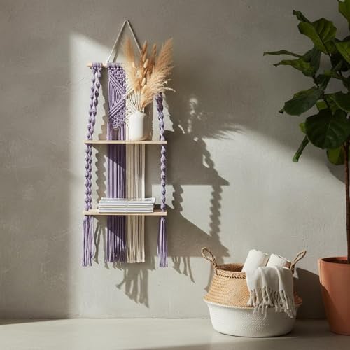 Rangement mural polyvalent en coton pour optimiser les petits murs