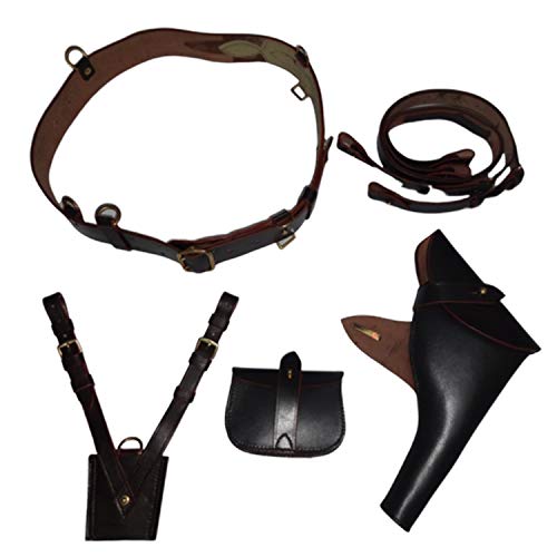 Ceinture Sam Browne uniforme officier britannique WW1 pour costume de théâtre