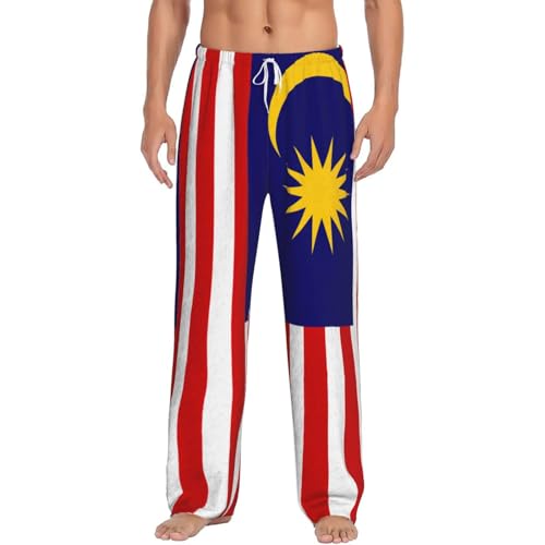 Pantalon de pyjama Malaisie flanelle homme doux contre le froid nocturne