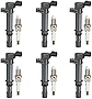 Vplus Set of 6 Ignition Coil Pack and Platinum Spark Plug Compatible with Dodge Dakota Durango Nitro Ram 1500/Jeep Commander Grand Cherokee Liberty 3.7L V6 Replacement for UF270