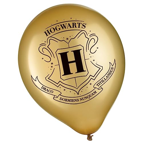 Image of Latex Balloons - 12 inch - Perfect for Birthdays, Theme Days & Special Events, Harry Potter Hogwarts United, Pack of 6