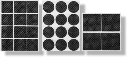 GLAMAXY 28 pc Rubber furniture Pads Self Sticking Non Slip Furniture Noise Adhesive (28 ml)
