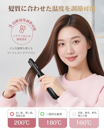 BAYATA ヘアアイロン コードレス HS-2031 の商品画像 6