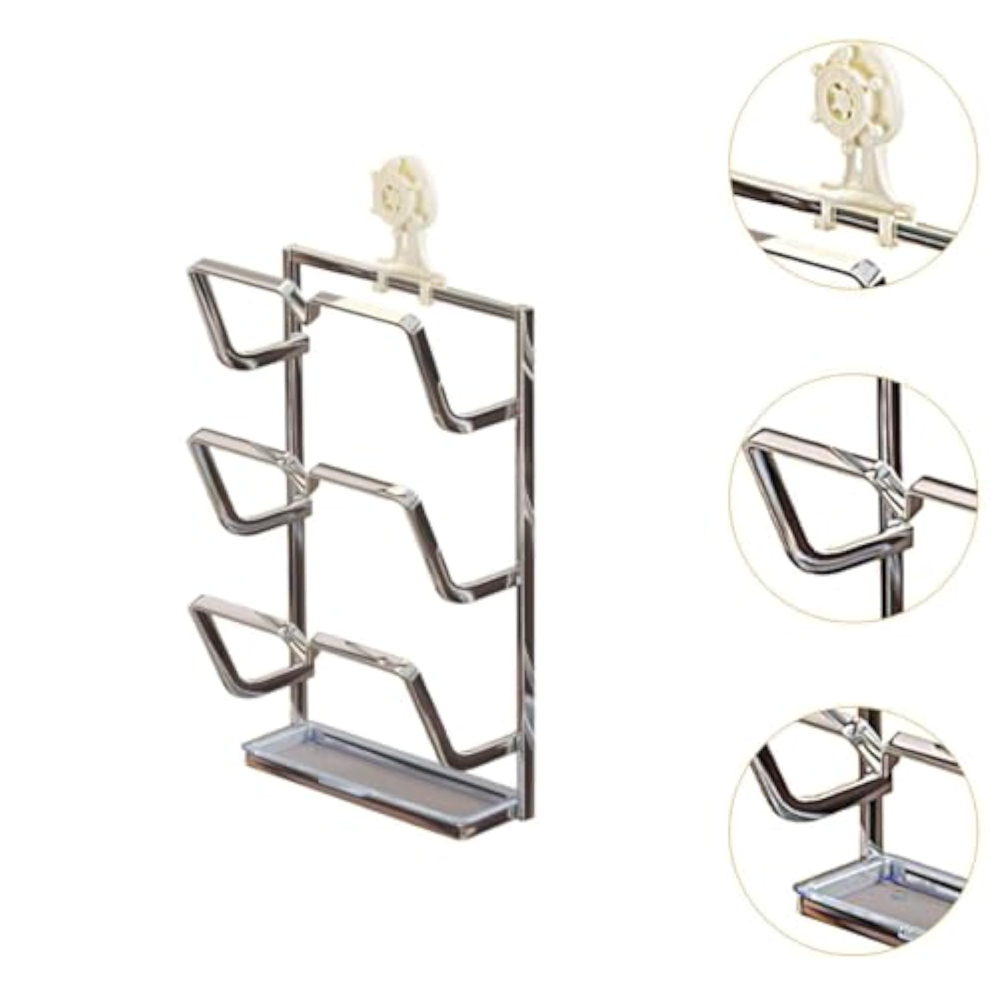 3 Tier Pots Pan Lids Rack Board Rack