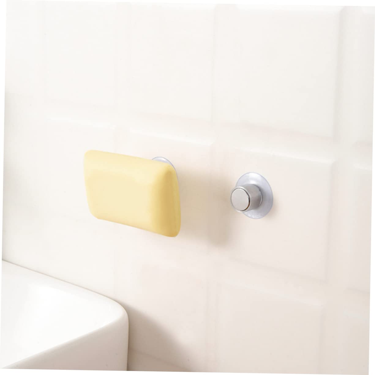 Amosfun 4sätze Magnetischer Seifenhalter Wandmontiert Bohren Für Küche Und Bad Rostfrei Design Sorgt Für Trockenes Für Moderne Badezimmer