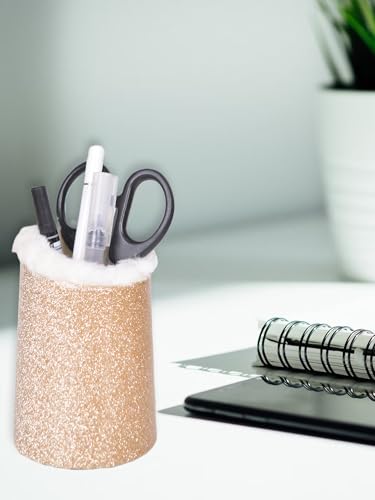 Image of Pack of 2 Plush Lined Eyeglasses Holder Stand Case Glasses Protective Holder for Desks or Nightstands