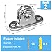 BOLOUY Small Pulley Block Silents Pulley Wheel Heavy Duty Fixed Pullies Loading for Cord Handling Moving Project