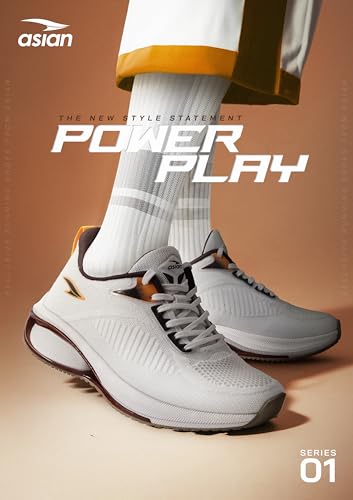 Image of ASIAN Men POWERPLAY-01 Running and Casual wear Walking Shoes with Laces