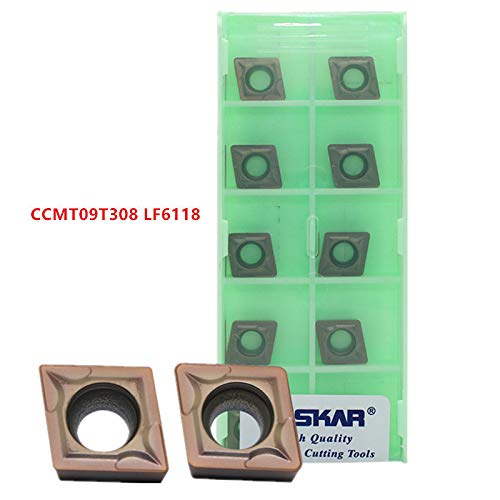 Herramienta de torno CNC CCMT09T308 LF6118 inserto de carburo para acero inoxidable