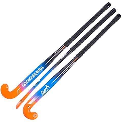 KOOKABURRA Unisex Youth Siren hockey stick junior stick, Blue/Orange, 36.5 Light UK Cover