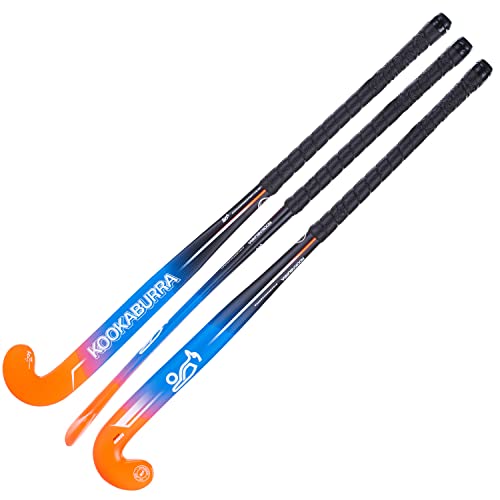 KOOKABURRA Sirena, Palo de Hockey Junior, Juventud Unisex, Azul y Naranja, 36.5" Light Cover