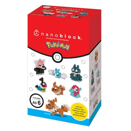 Coffret de 6 figurines en briques BANDAI NANOBLOCK Pack Pokémon type Électrique - vue 7
