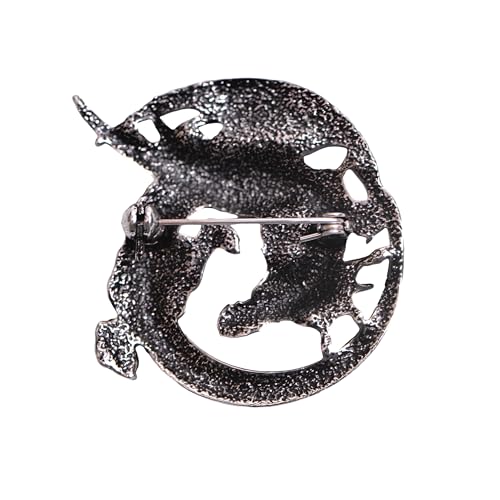 Image of 2PCS Retro Viking Brooch For Women Dragon Brooch Talisman Jewelry, Gift For Men