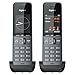 Produktbild Gigaset Comfort 520HX Duo - 2 DECT-Mobilteile mit Ladeschale - Fritzbox-kompatiel, Schnurloses Telefon für Router & DECT-Basis, titan-schwarz [Kompatibel in DE, IT, FR, NL, BE, CHE, AUT] [Ohne Basis]