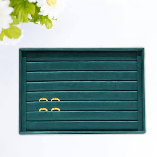Image of Premium Ring Velvet Jewelry Drawer Organizer Tray Stackable