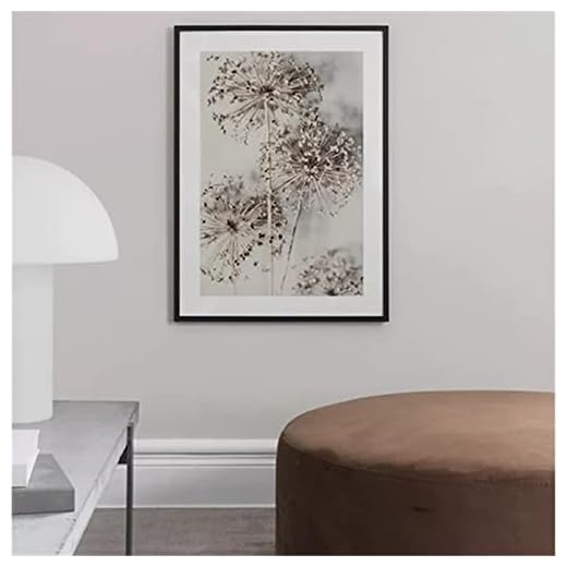 Nordisk abstrakt blomma dekoration målning torkad blomma bukett engelsk kombination vardagsrum väggmålning – 40 x 60 cm